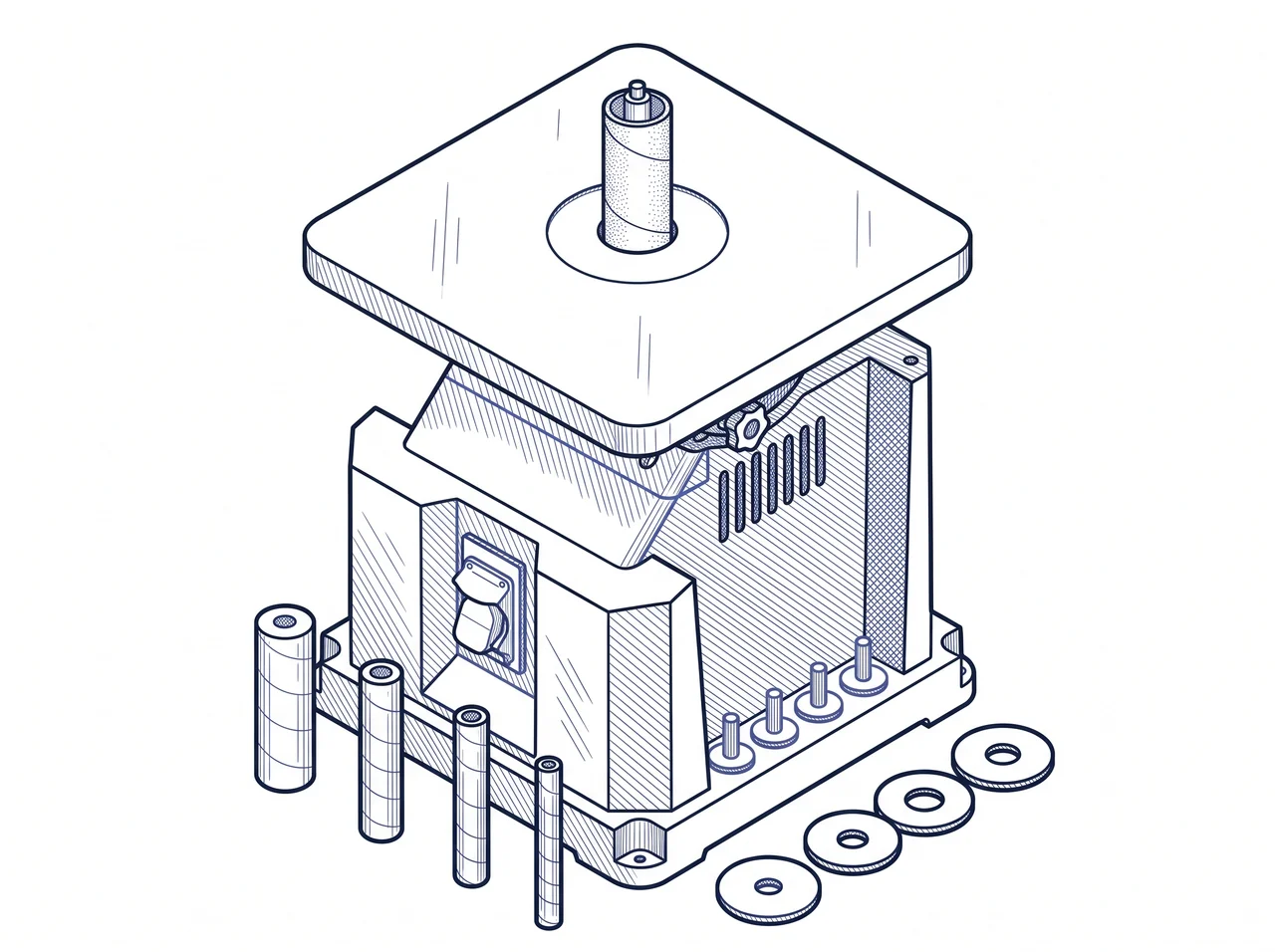 Oscillating spindle sander — category illustration