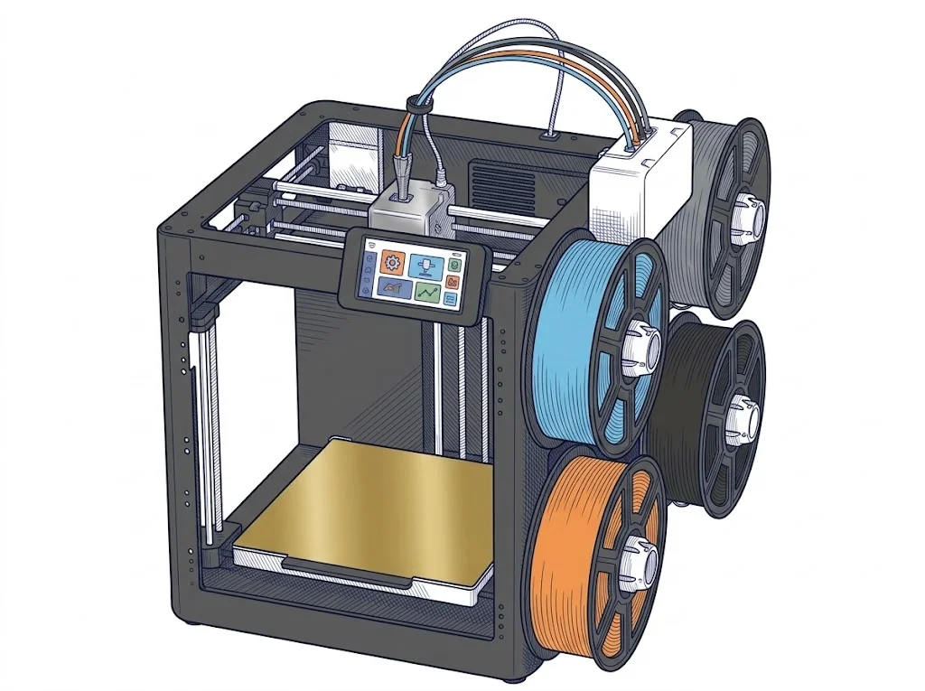 Flashforge AD5X 3D Printer — Schmelzschichtung (FFF/FDM)