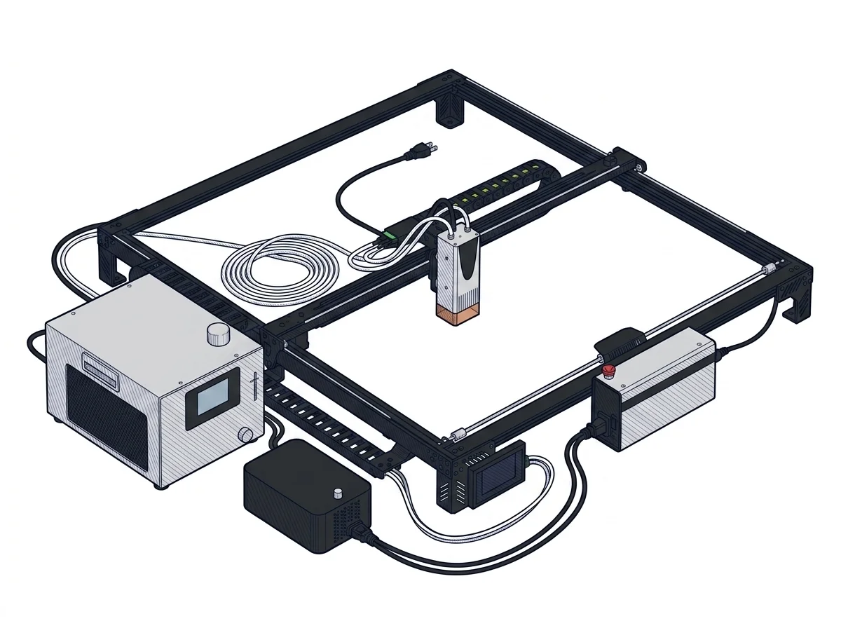Atomstack Glacier 120W Diode Laser Engraver