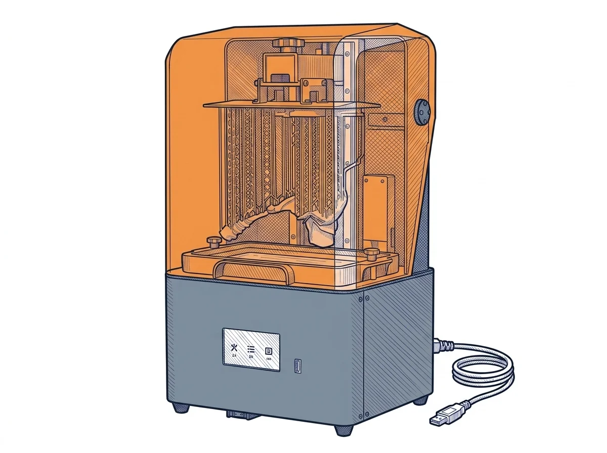 Creality HALOT-MAGE PRO 8K Resin 3D Printer — Stampa 3D a resina