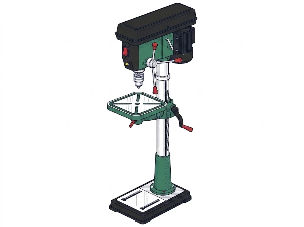 Grizzly Industrial G7947 17-Inch Floor Drill Press — Säulenbohrmaschine