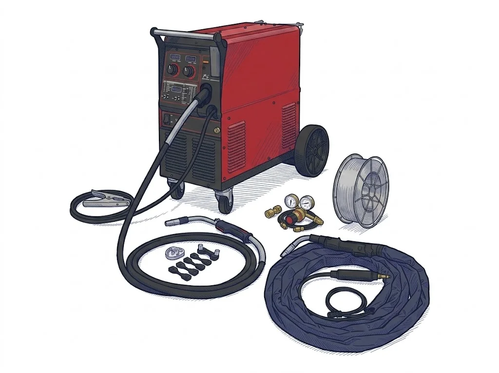Lincoln Electric POWER MIG 350MP Aluminum One-Pak