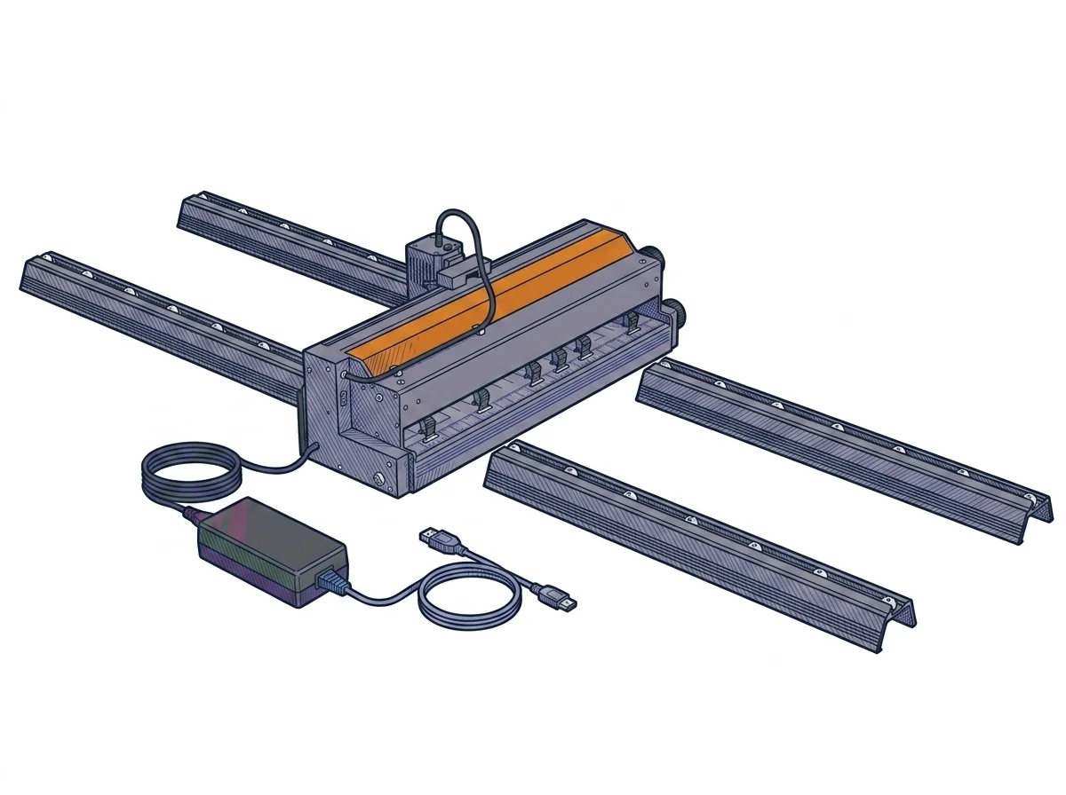 Ortur F10 Conveyor 40W — Laser a diodo (405–460 nm)