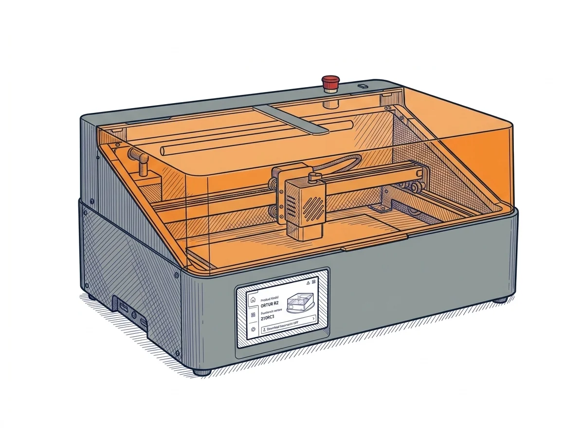 Ortur R2 10W — Laser a diodo (405–460 nm)