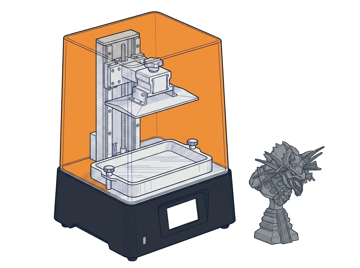 Phrozen Sonic Mini 8K Resin 3D Printer
