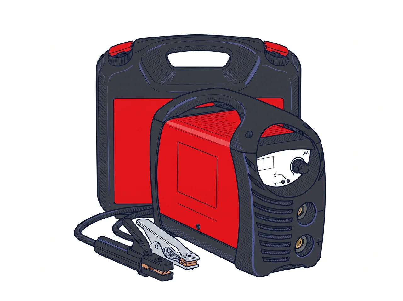 Telwin Force 145 + Carry Case