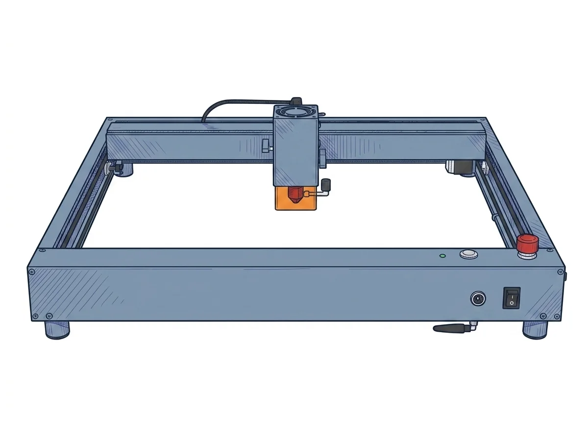 xTool D1 Pro 10W Laser Engraver — Láser de diodo (405–460 nm)