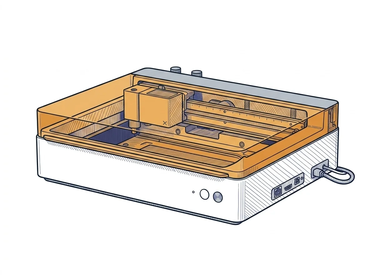 xTool M1 Ultra 20W Craft Machine — Laser a diodo (405–460 nm)