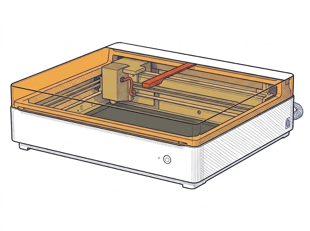 xTool M2 Color Craft 20W — Laser à diode (405–460 nm)